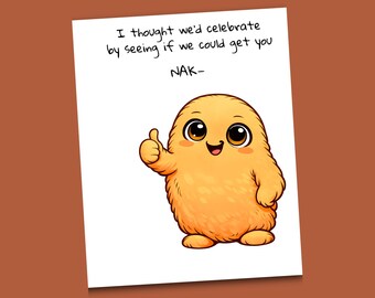 Funny Flirty Anniversary Card for Husband Wife, Cheeky Couple Love Note