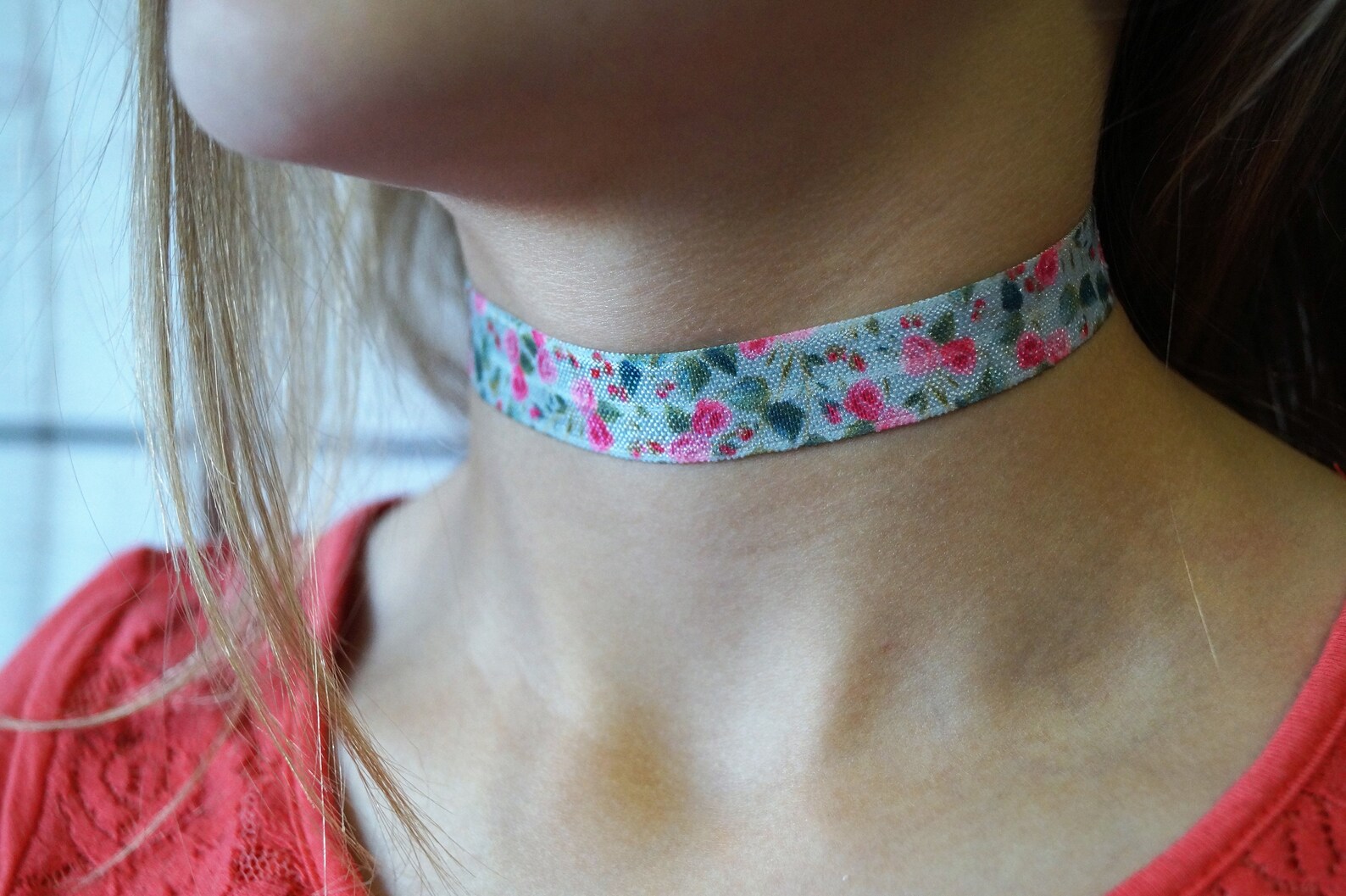 Flower Choker Preteen Choker Girls Jewelry Girls Choker Etsy