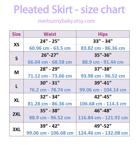 Kawaii Diaper Size Chart