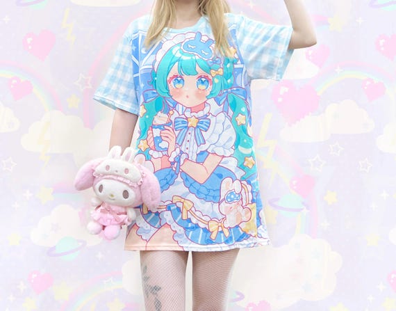 Lullaby - Unisex T-shirt - (eco-friendly Fabric) Fairy Kei, Yume