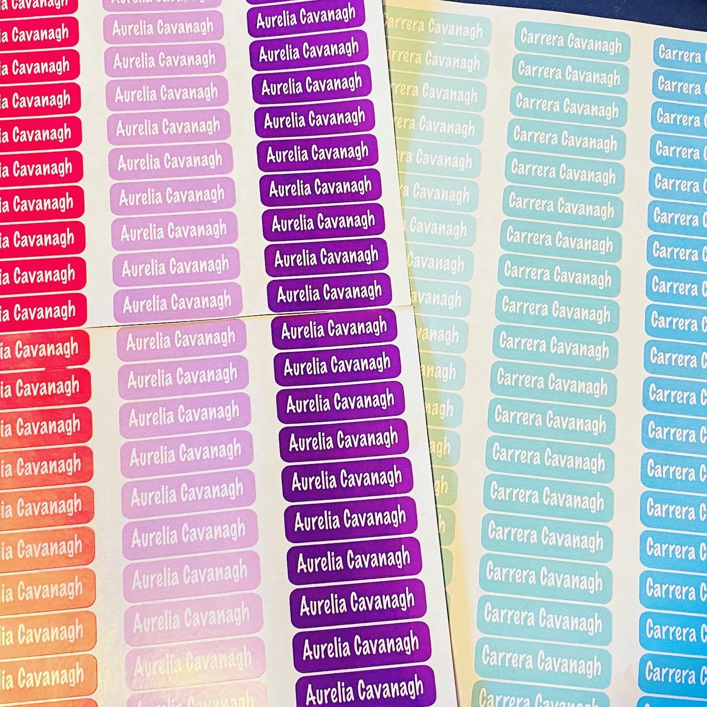 Best school name labels uk