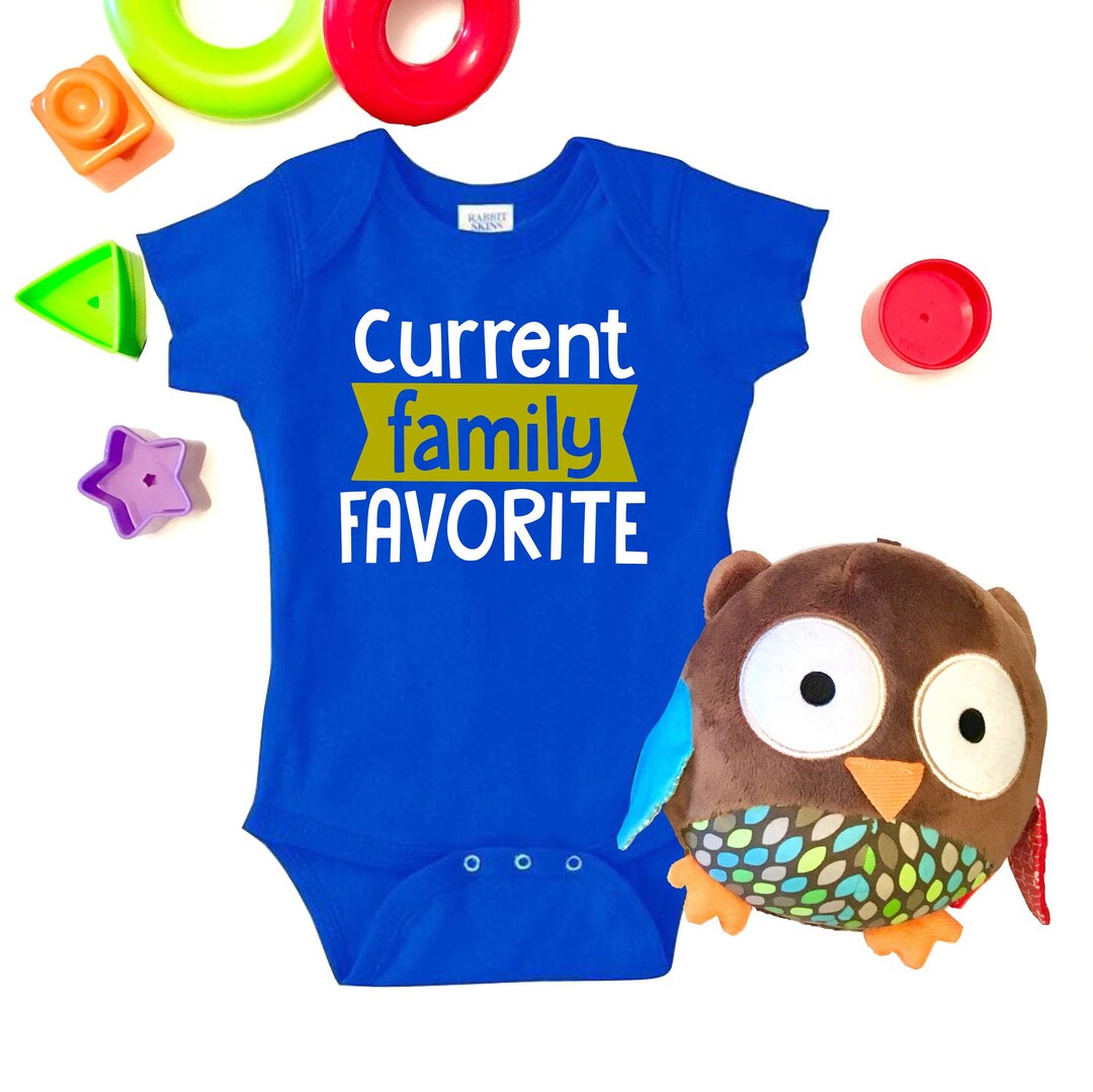 Current Family Favorite Onesie, Baby Onesie, Custom Baby Onesie, Coming