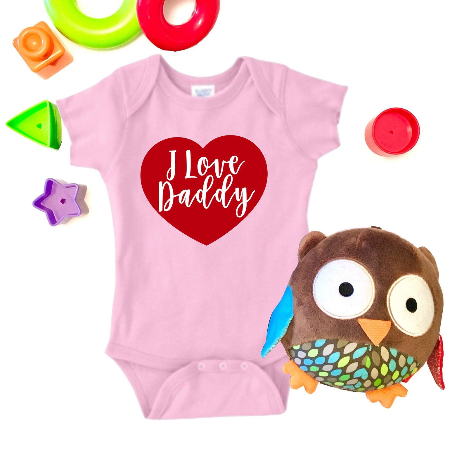 I Love Daddy Onesie, Daddy's Girl, Daddy's Boy, Baby Shower Gifts, Gift for New Mother, Cute