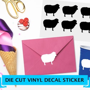 PACK AUTOCOLLANT SHEEP, Baptême Favors, Baptême, Baby Shower, Autocollant invitation, Autocollant vinyle, Sceau d’enveloppe, Décorations de fête