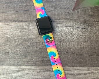 Tykhee by Tykhee on Etsy Tie dyed Apple watch band 42mm women