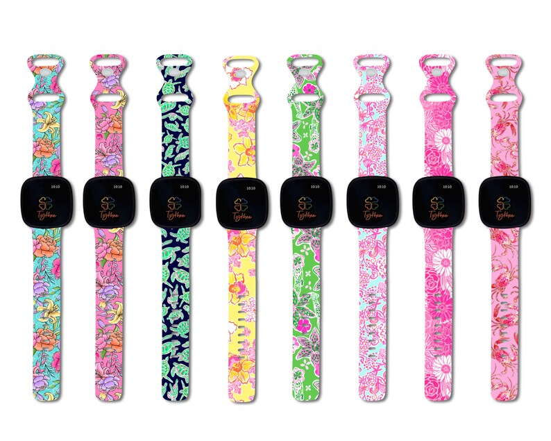 Fitbit Versa 3 Watch Band Versa 3 Watch Band Floral Fitbit Etsy