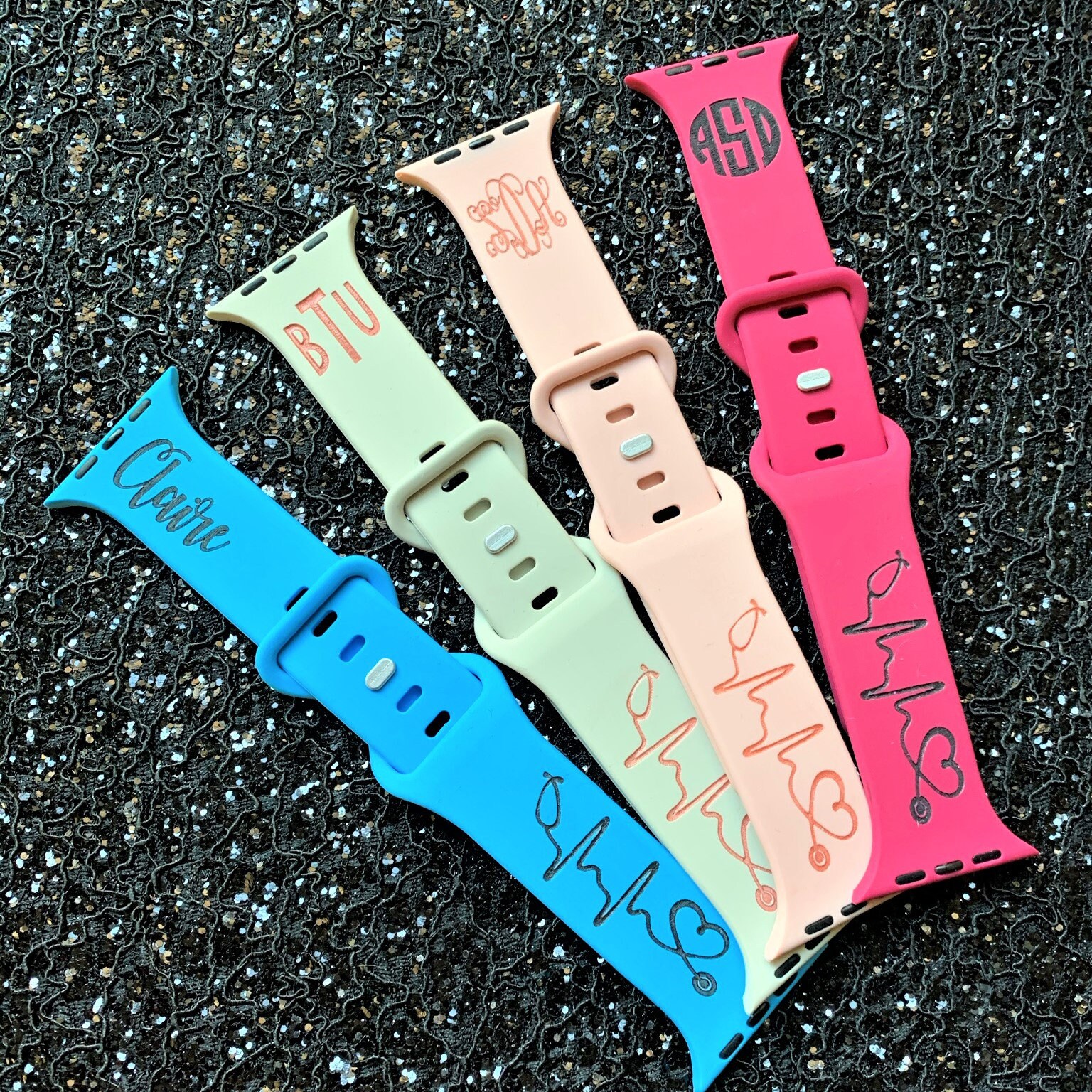 personalized apple watch bands