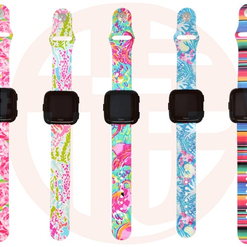 Personalized Fitbit Versa Watch Band Monogram Versa 2 Fitbit Etsy
