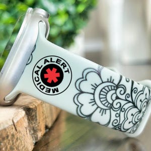 Medical Alert watch band, Medical Alert Gift, Medical Alert ID,Medical ID, Medical Alert Watch Band, Medical Bracelet, Diabetes Bracelet