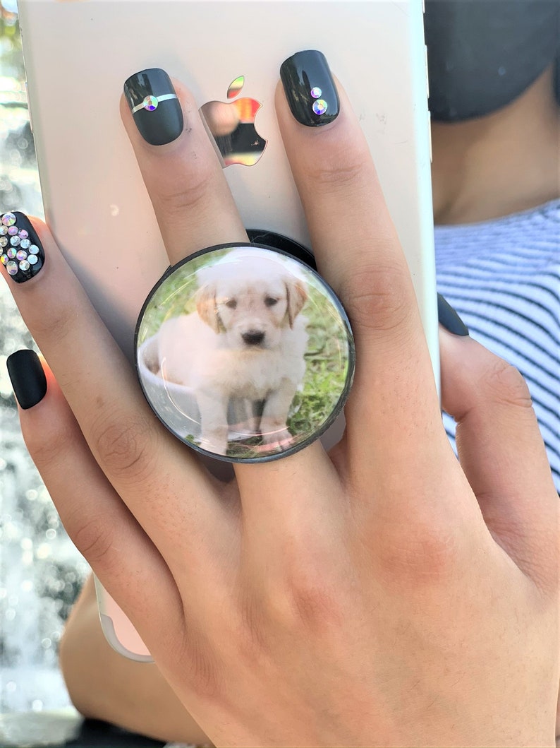 Custom phone grip personalized phone grip picture phone Etsy