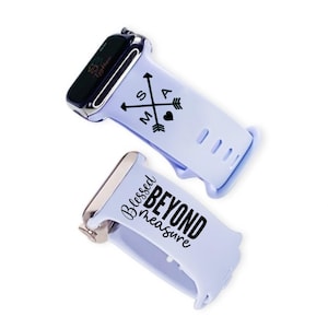 Monogram Religious watch band, Christian watch band, Jesus watch band, Faith band, Scripture watch band, Bible Verse, Psalm, Religious