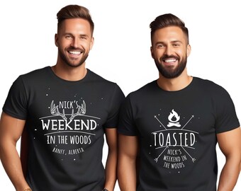 Weekend in Woods | Groom Shirt | Stag Party T-Shirt | Wedding Party Shirt | Bachelor Party Shirt | Boys Weekend | Best Man Shirt | Groomsman