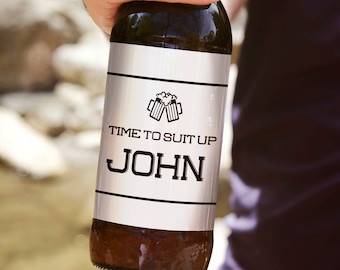 Beer Label  | Proposal | Alcohol Labels | Best Man Proposal | Groomsman Proposal | Bachelor labels | Bachelor Party Favors | Wedding Party