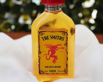 Custom Cinnamon Whisky label | Custom Label | Party Favor | Wedding Thank You Bag | Welcome Gift | Mini Liquor Label ( 50 ml) |
