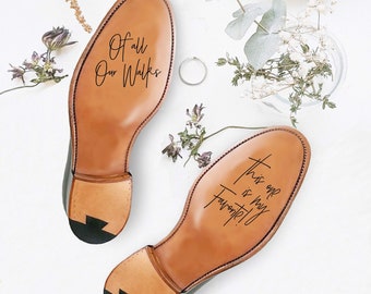 Wedding Stickers | Wedding Decal | Groom Decal | Bride Decal | Custom Decal | Wedding Shoes | Wedding Gift | Wedding Shoes Sticker