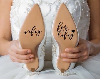 Custom Decals | Wedding Stickers | Wedding Decal | Bride Decal | Decals | Wedding Shoes | Wedding Gift | Wedding Shoes Sticker