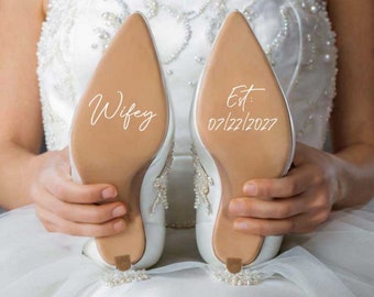 Custom Decals | Wedding Stickers | Wedding Decal | Groom Decal | Bride Decal | Decals | Wedding Shoes | Wedding Gift | Wedding Shoes Sticker
