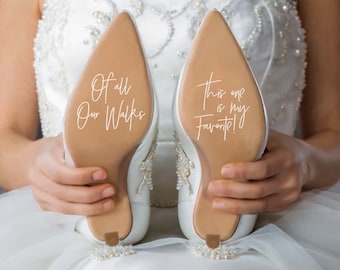 Wedding Stickers | Wedding Decal | Groom Decal | Bride Decal | Custom Decal | Wedding Shoes | Wedding Gift | Wedding Shoes Sticker