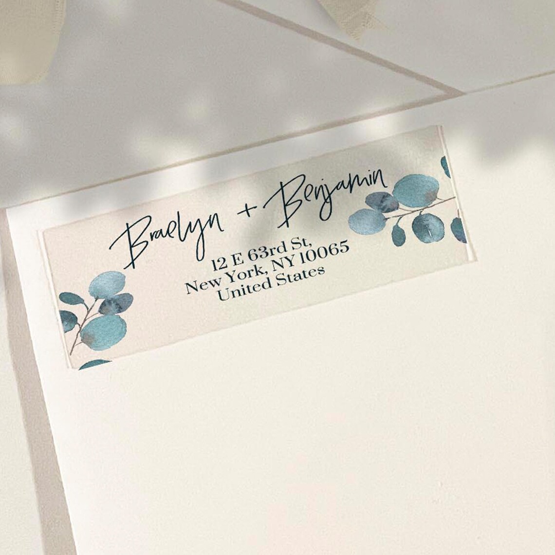 Return Address Labels Custom Address Labels Clear Envelope Etsy