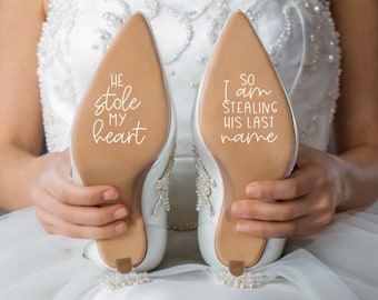 Wedding Stickers | Wedding Decal | Groom Decal | Bride Decal | Custom Decal | Wedding Shoes | Wedding Gift | Wedding Shoes Sticker