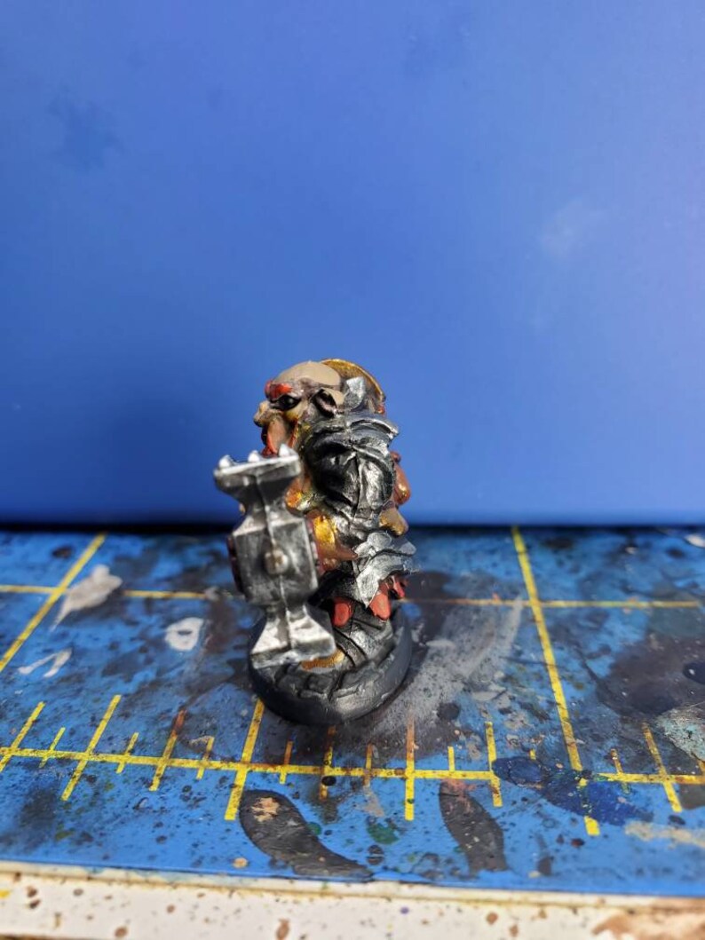 Hand Painted Dwarf Mini From the Reaper Bones Black Line of - Etsy