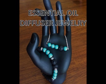 Essential Oil Diffuser Necklace and Bracelet