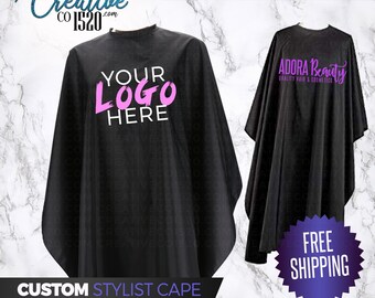 Custom Barber Cape Etsy