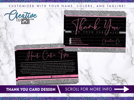 Customized Thank You Cards Thanks For Your Order Business Etsy Business Thank You Cards Etsy Packaging Business Thank You