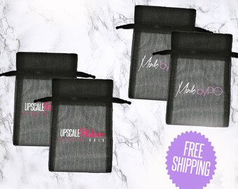 Sheer Lash Bag, Custom Sheer Eyelash Packaging Bag, Custom Product Packaging, Product Bags, Shopping Bags, Lip Gloss Packaging (5" x 7")