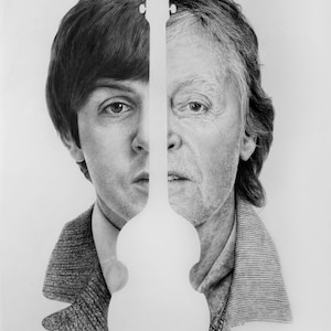 まだまだ若い、Paul McCartney応援鉛筆デッサン。 Paul McCartney Drawing! - YouTube