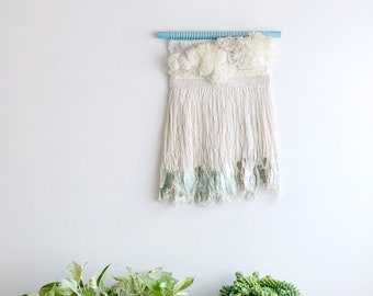 Vibrant Boho Cotton Woven Wall Hanging | Pom Pom Tapestry for Modern Home & Nursery Decor