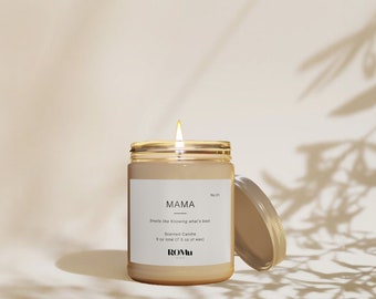 Mother's Day Eco-Friendly Scented Soy Wax Candle Gift | Unique Mother's Day Gift | Relaxing Scented Candles for Moms & Aromatherapy