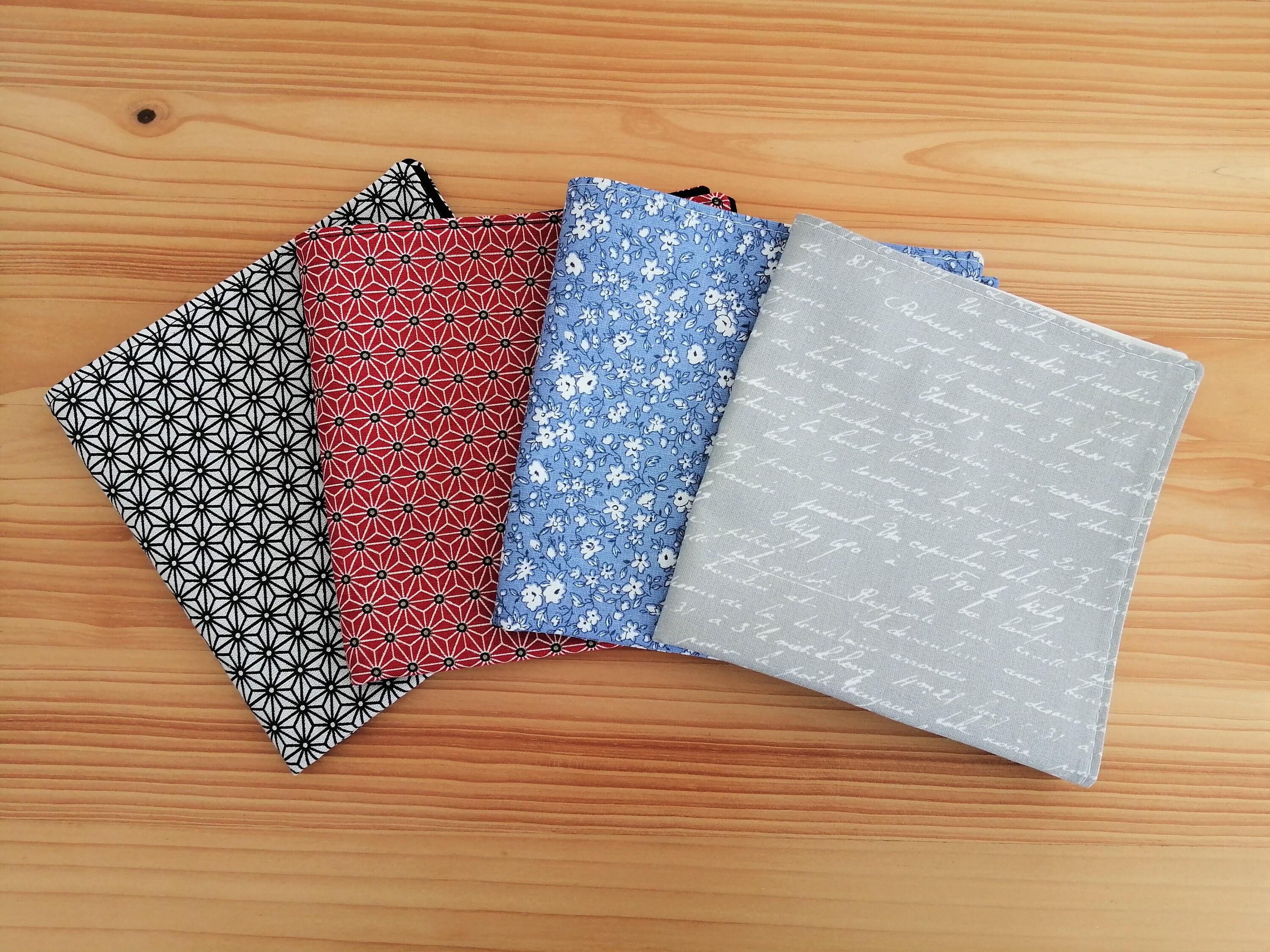 Serviette de Table Doublée en Tissu Oeko-Tex.