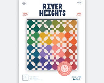 River Heights Quilt Pattern PDF Download