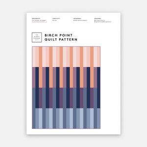 Birch Point Quilt Pattern PDF Download