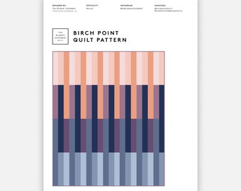 Birch Point Quilt Pattern PDF Download