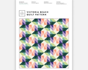 Victoria Beach Quilt Pattern PDF Download
