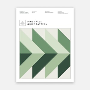 Download do PDF do padrão de colcha Pine Falls