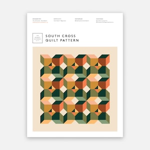 South Cross Quilt Pattern PDF Download