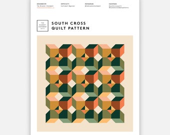 South Cross Quilt Pattern PDF Download