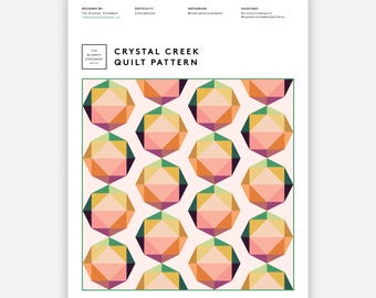 Crystal Creek Quilt Pattern PDF Download