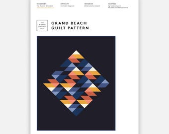 Grand Beach Quilt Pattern PDF Download