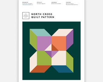 North Cross Quilt Pattern PDF Download