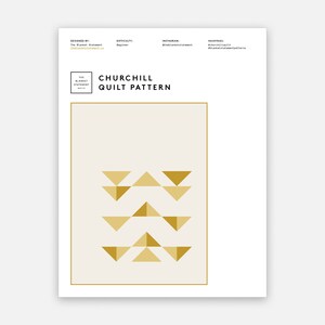 Churchill Quilt Pattern PDF Download
