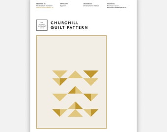 Churchill Quilt Pattern PDF Download