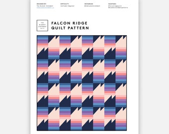 Falcon RIdge Quilt Pattern PDF Download