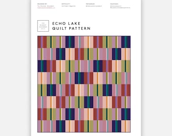 Echo Lake Quilt Pattern PDF Download