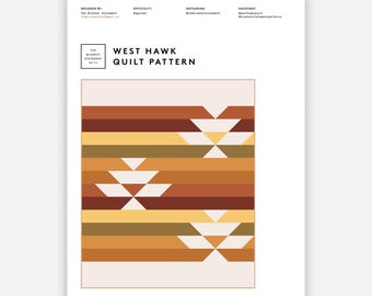 West Hawk Quilt Pattern PDF Download