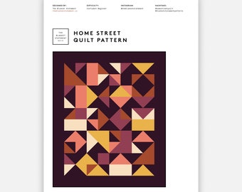 Home Street Quilt Pattern PDF Download
