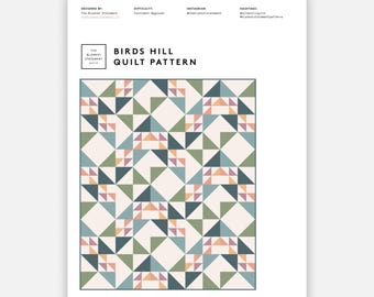 Birds Hill Quilt Pattern PDF Download